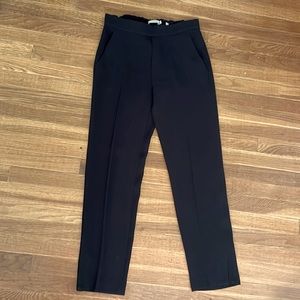 Vince black pull-on fluid pants